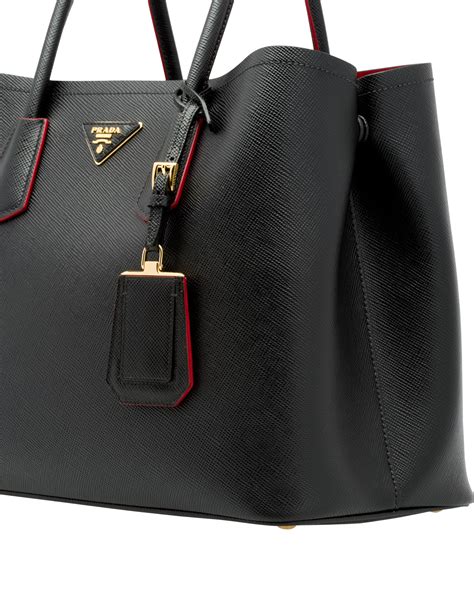 prada double zip bag|prada double bag large.